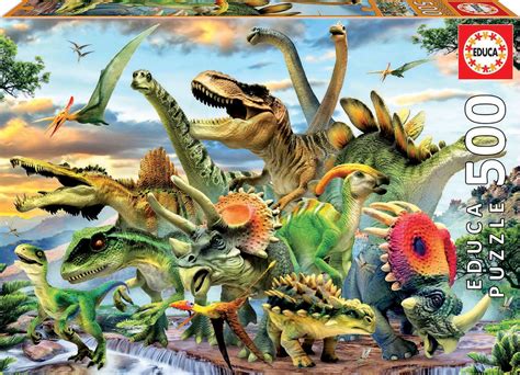 Dinosaurier 500 Teile EDUCA Puzzle Online Kaufen