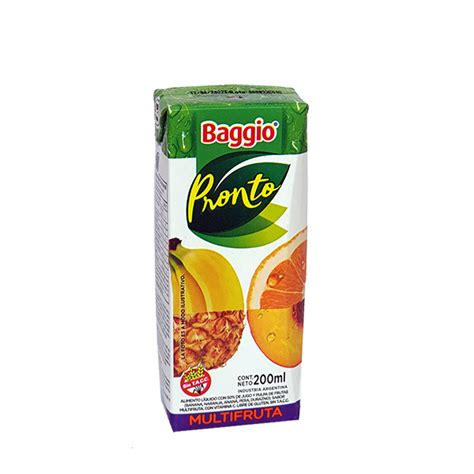 Delimart Jugo Baggio Pronto Multifrutas 200 Ml