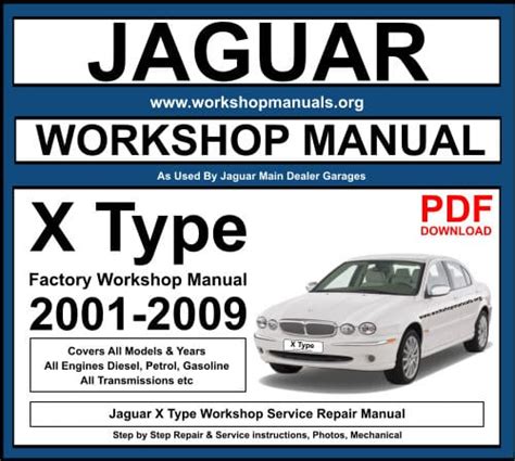 Auto moto pièces accessoires MANUALE OFFICINA JAGUAR X TYPE 2001 2009