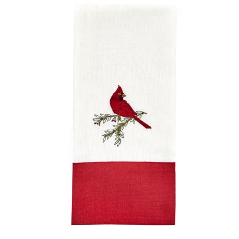 Park Designs Cardinal Pine Embroidered Dishtowel Each Frys Food