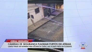 Jornal Vanguarda Câmeras de segurança flagram furtos em Atibaia