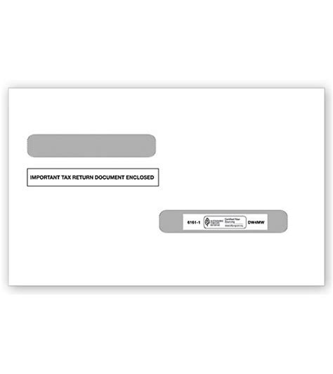 Up Laser W Laser R Double Window Envelope Abc Check Printing