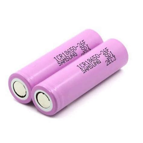 Аккумулятор 18650 Samsung ICR 18650 26 F 2500 mAh 3 7В Li Ion без