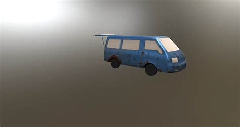 Mitsubishi Delica Van - 3D Model by vita54321