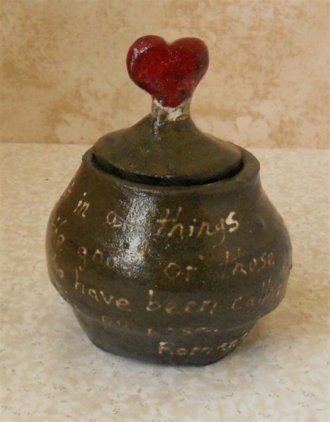 Ceramic Bible Verse Canister Or Jar Via Etsy Sculpture Art Clay