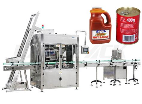 Automatic Sauce Jam Ketchup Bottling Filling Machine With Self