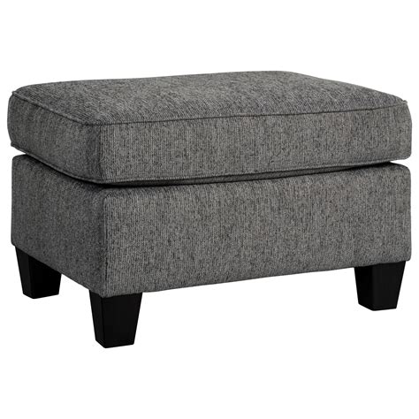 Benchcraft by Ashley Agleno 7870114 Contemporary Ottoman with Tapered Feet | Royal Furniture ...