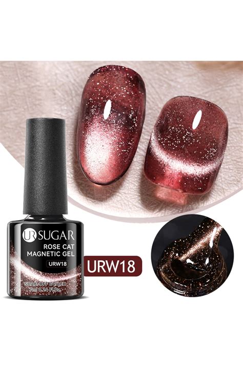 Ursugar Ur Sugar Ml Rose Cat Magnetic Uv Nail Gel Kedi G Z Kal C Oje