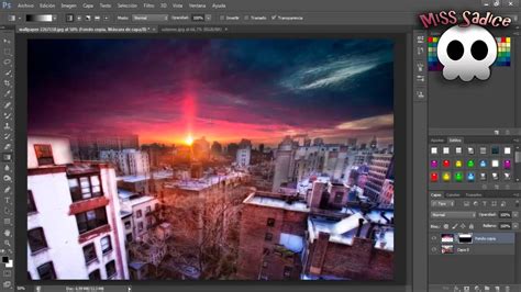 Fusionar Imagenes Montaje Tutorial Comentada Photoshop Cs6 YouTube