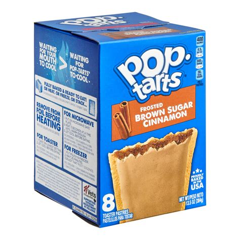 Pop Tarts Frosted Brown Sugar Cinnamon Toaster Pastry 2 Pack 48case