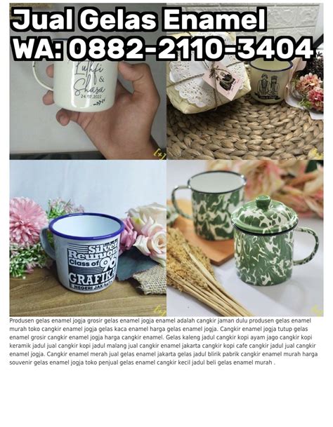 Ppt Wa Gelas Stainless Jadul Souvenir Cangkir Enamel