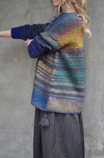 Свитер - пончо "Цветные сны хиппи". : ru_knitting — LiveJournal