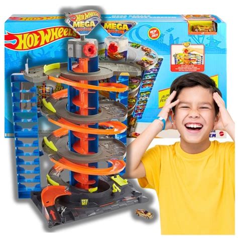 HOT WHEELS GARAŻ TOR WYŚCIGOWY WINDA DLA AUTEK SAMOCHODÓW AUTA PREZENT NA Allegro pl