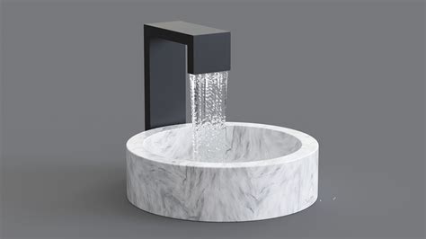 3d Model Animated Pouring Water Basin 03 Turbosquid 2259633