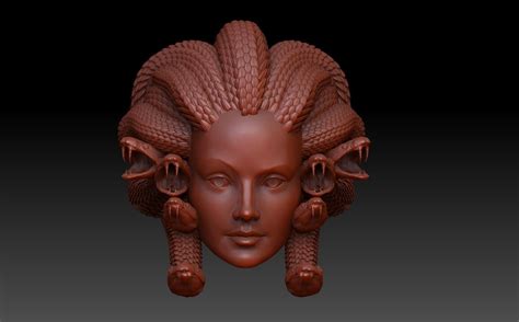 Medusa The Gorgon 3d Print Model Medusa Gorgon Medusa Print Models