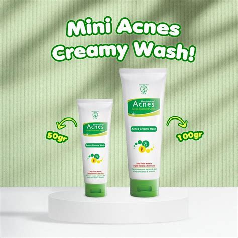 Jual Acnes Creamy Wash Gr Facial Wash Face Wash Sabun