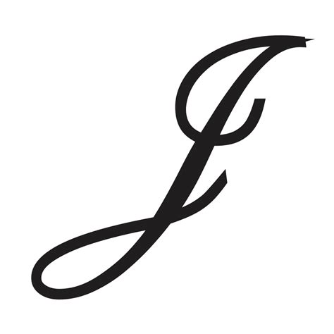 J Cursive Psfont Tk