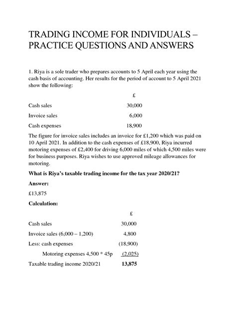 SOLUTION ACCA Taxation F6 March June 2023 Sample Questions And Answers