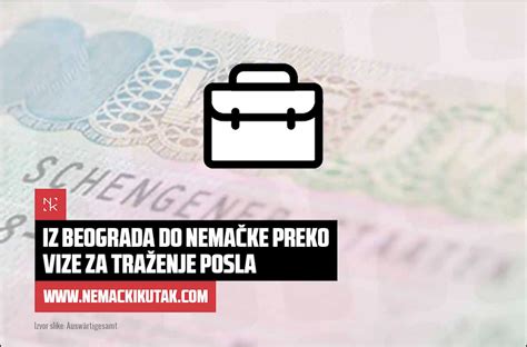 Iz Beograda do Nemačke preko vize za traženje posla - Nemački kutak