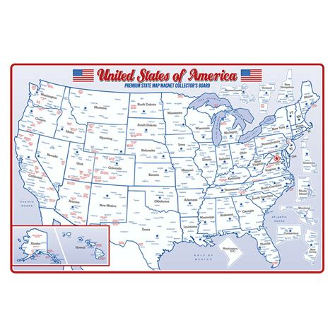 Us State Fridge Magnets Classic Magnets