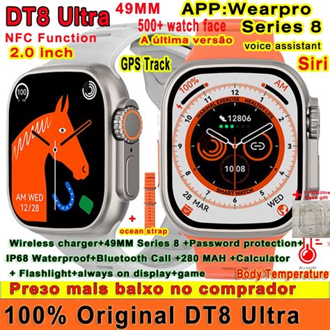 Rel Gio Original Dt Ultra Smart Watch S Rie Mm Temperatura