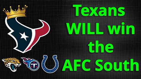 The Texans Will Win The Afc South Can The Jaguars Fend Off The Red