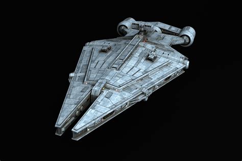 D Model Star Wars Arquitens Class Light Cruiser