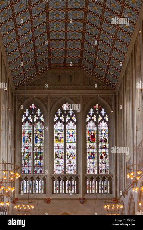 Interior of St Edmundsbury Cathedral, Bury St Edmunds Stock Photo - Alamy