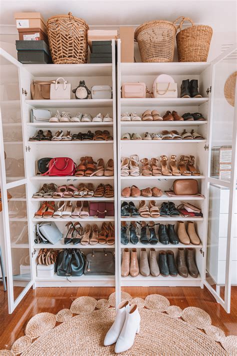 How To Diy A Ikea Billy Bookcase Into A Shoe Closet Upbeat