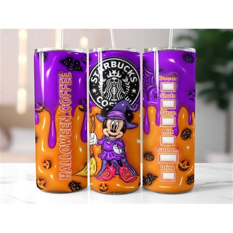 Minnie Mouse Witch Inflated D Tumbler Wrap Png Disneyland Inspire