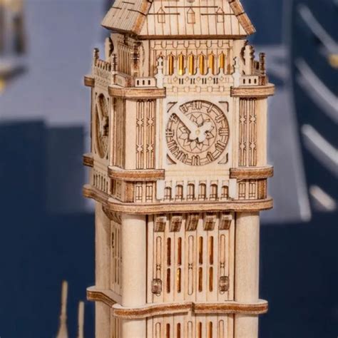 Puzzle 3D Big Ben RoLife Lemn 220 Piese Arhitectura