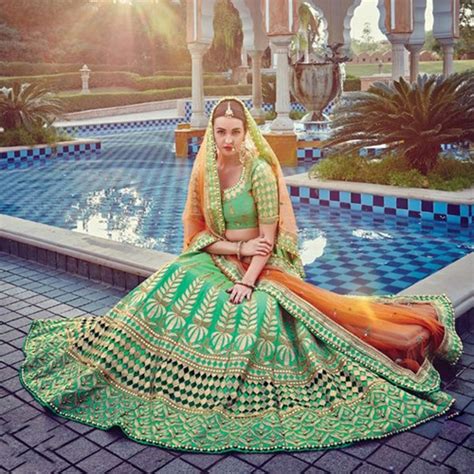 Green Nylon Net Silk Lehenga Chunni At Rs 3399 सिल्क लहंगा In New