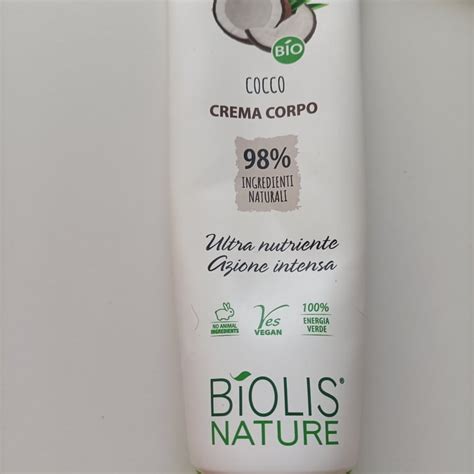 Biolis Nature Crema Corpo Cocco Review Abillion