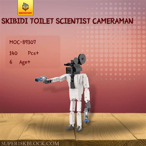 Moc Factory 89307 Skibidi Toilet Scientist Cameraman Super18k Block