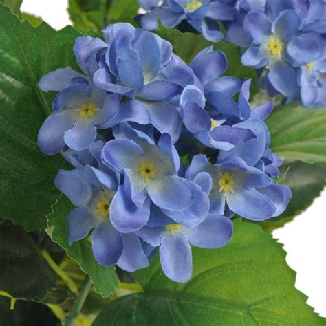 Kunst Hortensia Plant Met Pot 60 Cm Blauw Bol