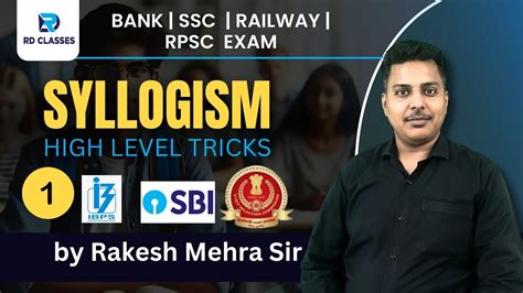 Syllogism Basic To Advance Complete Short Tricks Part 1 Rakesh