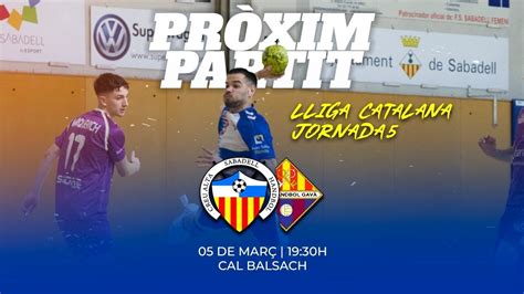 Creu Alta Sabadell Handbol vs Handbol Gavà YouTube