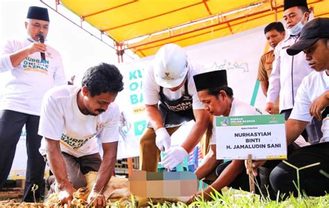 Baznas Pusat Salurkan 100 Ekor Domba Untuk Kabupaten Siak