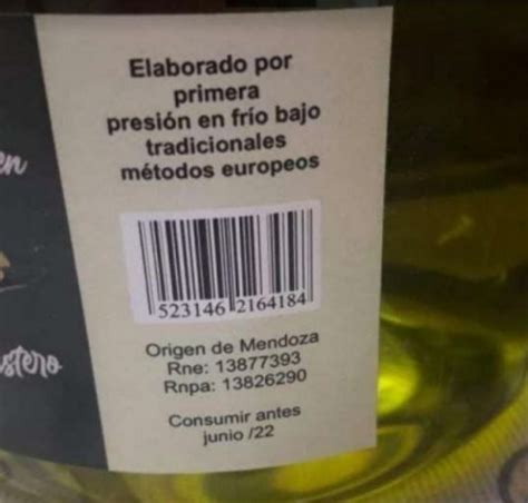 La Anmat Prohibi Un Aceite De Oliva Proveniente De Mendoza Mdz Online