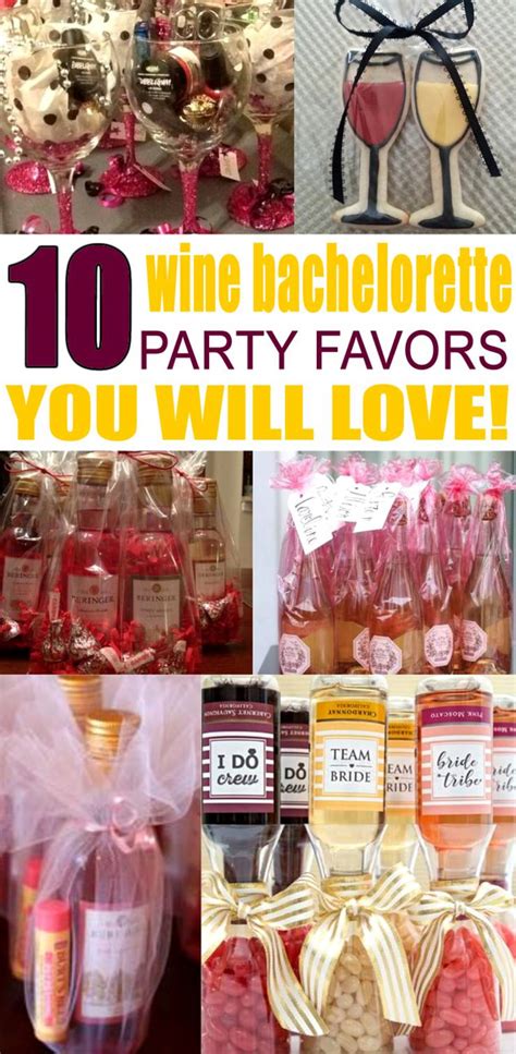 Wine Bachelorette Party Favors