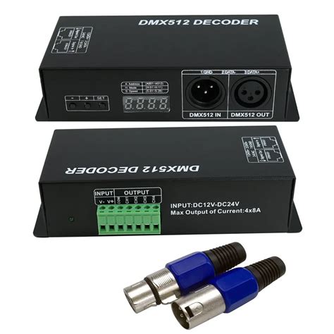 DMX 512 Digital Display Decoder Dimming Driver DMX512 Controller For