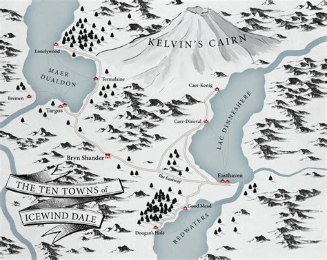 Icewind Dale Map By Ubiquitousuk On Deviantart