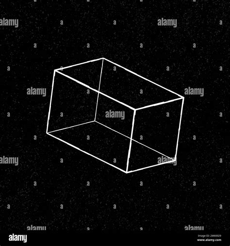 3D Cuboid On A Black Background Vector Stock Vector Image Art Alamy