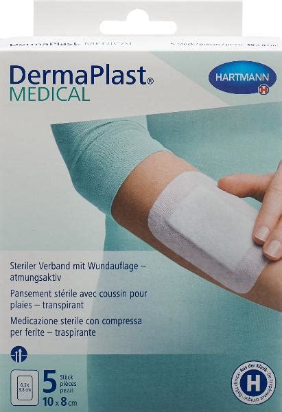 DERMAPLAST Medical pansement non tissé 10x8cm 5 pce Commander en ligne