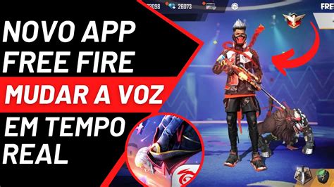 NOVO APLICATIVO COMO MODIFICAR A VOZ NO FREE FIRE PELO CELULAR