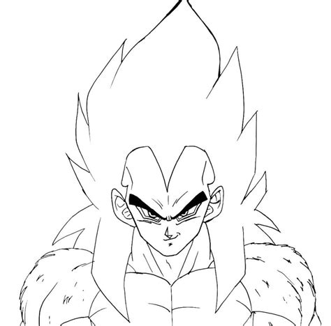 Vegeta Saiyan Prince Coloring Page Printable Game The Best Porn Website