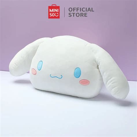 Miniso Cinnamoroll Plush Pillows Soft Throw Pillows Kitten Plush Toy