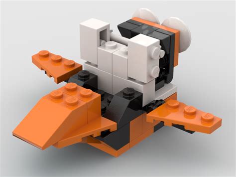 Lego Moc Clown Fish Space Ship 30025 Alt Build By Madmark5