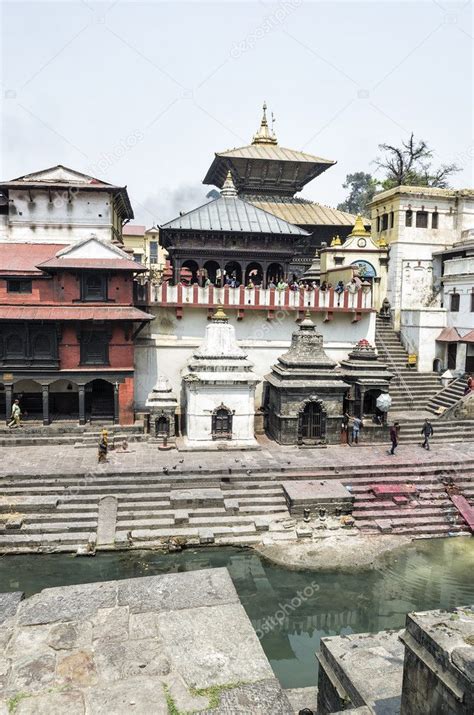 Templo Pashupatinath Katmand Nepal Sirve Como La Sede De La Deidad