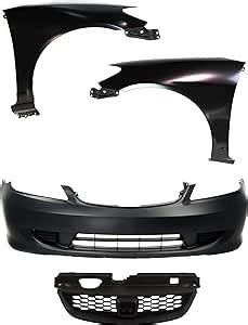 Amazon Garage Pro Front Bumper Cover Kit Compatible With